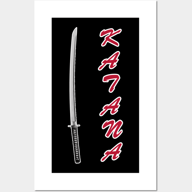 Katana Samurai Wall Art by vladocar